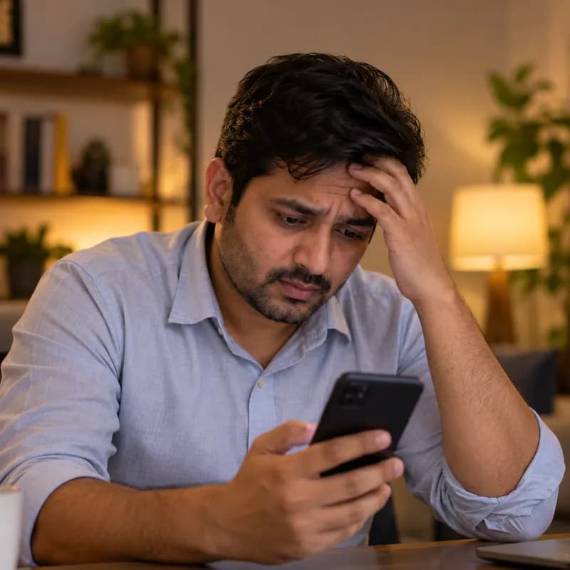 Borrower worried about missed personal loan EMIs