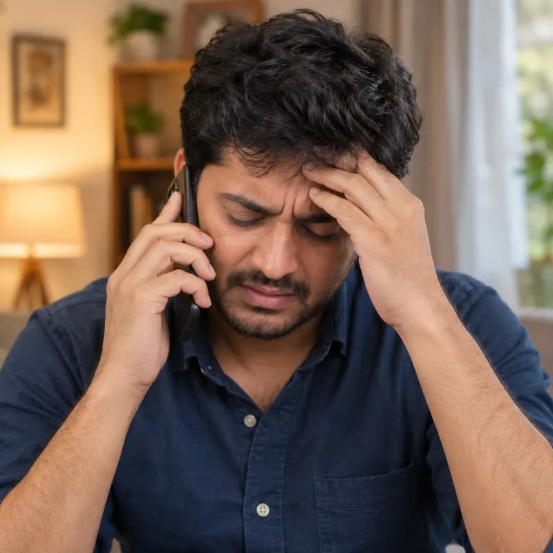 Borrower stressed by loan recovery agent harassment calls