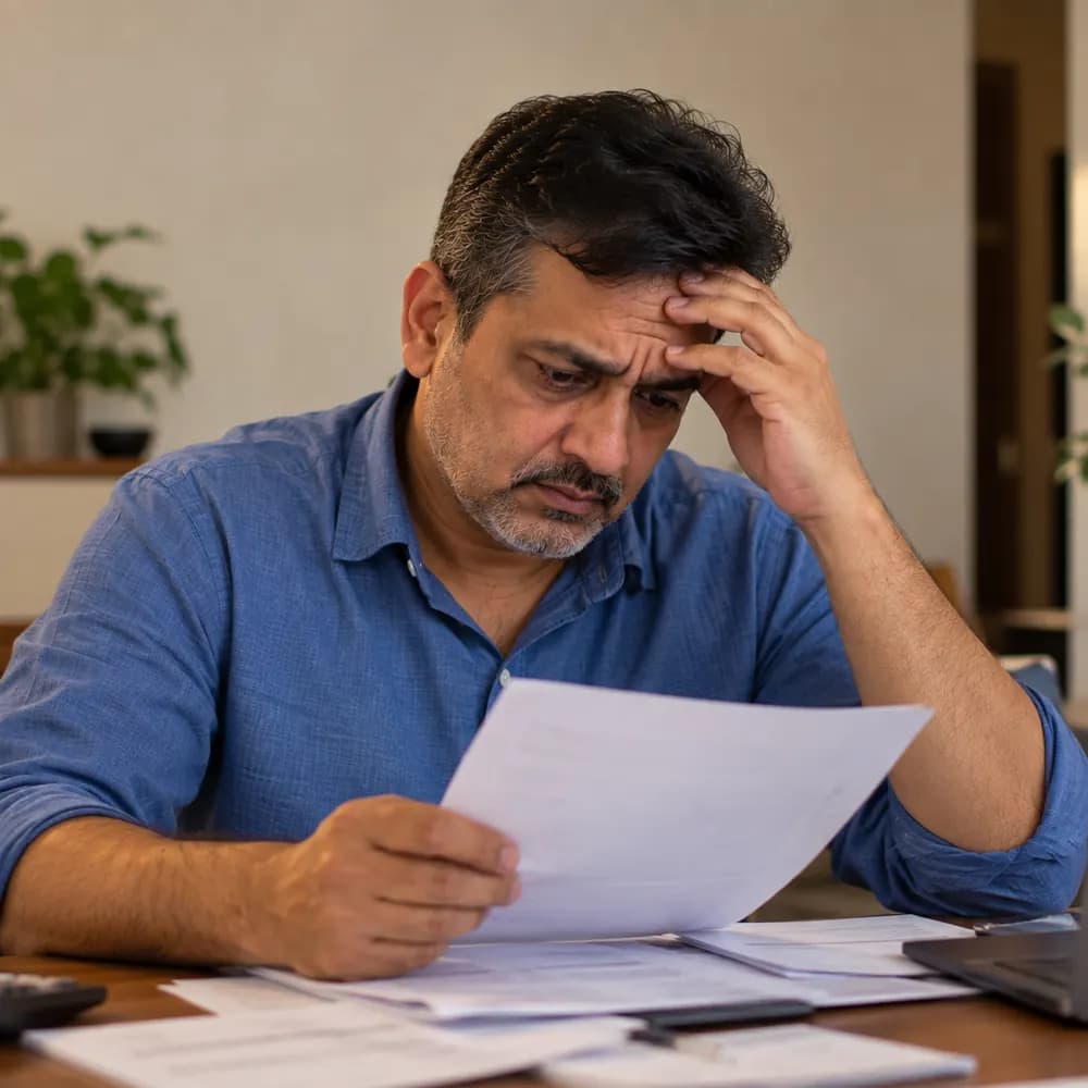 Legal expert going through credit card statements for credit card settlement