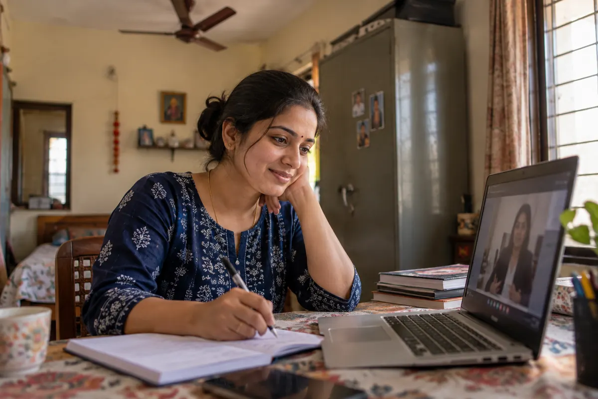 Online loan settlement consultation for a borrower in a small Indian town
